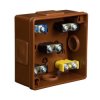 Puszka n/t hermetyczna z zaciskami 1-4mm2 86x86x40mm IP55 brąz VP 001-52 61.105