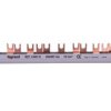 Szyna Łączeniowa 2P 63A 10Mm2 Widełkowa (12 Mod.+Zasil. 3P+N) Bi2-10-12Z 404915