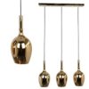 Lampa Wisząca Lugano Gold 3Xe14 Ml8816 Milagro