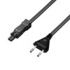 Przewód zasilania złącze B: EuroPlug typu C 2m Czarny