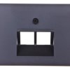 K.1 Element centralny do gniazda UAE RJ11 RJ12 RJ45 kat.3, 5e, 6 45st antracyt mat lakierowany 14097006