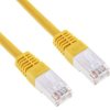 Kabel kategorii 6, Żółty, Wtyk RJ45/męski RJ45dł.: 1m, mat. koszulki: PVC