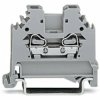 Złączka szynowa 2-przewodowa 2,5mm2 szara 280-101