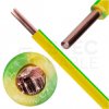 Kabel instalacyjny DY / H07V-U 1mm2 jednożyłowy żółto-zielony 450/750V drut Elektrokabel