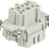 HARTING 09330062716 Wkładka złącza żeńskiego Han® 6ES-F, seria Han® E, 6 + PE, 1 szt.