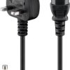 Kabel UK do urządzeń chłodniczych, 1,8 m, czarny - Długość kabla 1.8 m