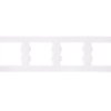 Asfora Ramka Poczwórna Pozioma Biała Eph5800421