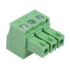 3-Way 3.81mm Right Angle Pluggable Terminal Block 8A 300V