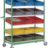 Manuflex TV3382.6011 TV3382.6011 Wózek Eurobox reseda green (ral 6011)