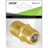 Złącze gniazdo F - gniazdo F (beczka) gold VA0220 Vayox (opak. 1szt)