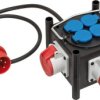 Kompaktowy rozdzielacz gumowy BSV 3 LS E/16 2 IP44 1m H07RN-F 5G1,5 3xCEE400V + 4x230V *FR/BE* 1153684100
