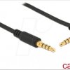 85616 Stereo Jack Cable 3.5 mm 4 pin male > male angled 3 m