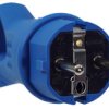 Wtyczka Gumowa Z Uchwytem 16A 230V Ip44 Niebieska