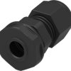 Cable gland, M12, Clamping range 3 to 6.5 mm, IP68, black, 1478769-1