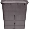 Kwadratowa beczka na deszczówkę 300 l grafitowo-szara, pokrywa/kran Garantia 501204 1 szt.