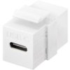 Moduł Keystone Złącze USB-C™, USB 3.2 Gen 2 (10 Gbit/s), biały - Wersja...