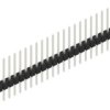 Pin header, 22 pole, pitch 2.54 mm, straight, black, 10046509