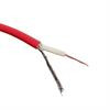 Przewód sygnałowy 1x0,08mm2 + ekran czerwony 5m