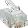 Plug, RJ14, 4 pole, 6P4C, P 127