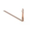 Uchwyt drutu odgromowego pod dachówkę z zaczepem skręcony L-415mm miedziowy 11.3/Z CU /91102503/