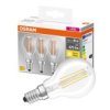 3Pak Żarówka Led E14 P45 4W 40W 470Lm 2700K Ciepła 320 Filament Osram
