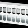 130861-2402-E Modul AP-housing 2x12 port pure white RAL9010