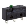 ZF DB3C-A1AA Microswitch SPDT 0.1A 250V AC, Button, Solder