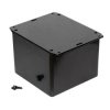 1591VSFLBK Hammond Multipurpose Black GPABS Enclosure Flanged Lid 120 x 120 x 94mm