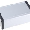 Obudowa ręczna 120 x 78 x 43mm IP54 Aluminium Anodowanie na srebrno