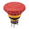XA1E-BV4U02T-R Unibody 16mm Emergency Stop Switch 40mm Mushroom 2NC IP65 IDEC