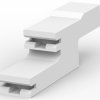 Insulating housing for 6.35 mm, 2 pole, PA, UL 94V-2, natural, 521955-1