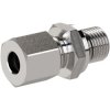 Screw-in fitting, L 45 mm, 315 bar, stainless steel, for pipe systems, 112299