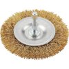kwb 609313 disc brush brass wire ø75mm cleaning polishing Metal stone