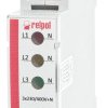 Lampka kontrolna 3-fazowa czerwony żółty zielony LED zasilanie 400/230V AC RLK-3K