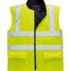 Bodywarmer Yellow Hi Vis Reversible Clas