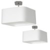 Lampa Podsufitowa Napoli White/Chrome 1Xe27 Ml6361 Milagro