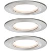 Paulmann 93494 Nova Bathroom Recessed Light Set 18W IP44 Brushed Iron