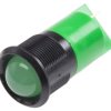 Lampka kontrolna do montażu panelowego 24V ac/dc, zielona 22mm LED Końcówka lutownicza RS PRO