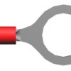 Zacisk oczkowy rozmiar przewodu 1.65mm² Ø , M12 (1/2) izolowany średnica wew 13.08mm Czerwony TE Connectivity