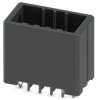 Pin header, 8 pole, pitch 3.81 mm, straight, black, 1340606