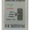 MIER-CENTER326 Kalibrator do mierników poziomu dźwięku - częstotliwość 1kHz (94dB i 114dB)