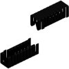 Clip-on heatsink, (L x W x H) 38.1 x 14.5 x 12.7 mm, 16 K/W, black anodized, FK 240 SA 220 O
