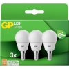 GP MGLE14STD854C3 LED E14 Globe 5.6W Warm White 45x84mm 3 pieces