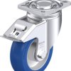 Blickle 868539 LH-ALBS 125K-1-FI-CO Rolka obrotowa z blachy stalowej Średnica koła: 125 mm Maksymalne obciążenie: 370 kg