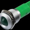 Q16P1GXXG220E Indicator LED, 220 V AC, 16 mm, FASTON, green/SG