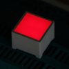 15*15mm LED Square - Red