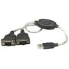 Konwerter Adapter Usb Na 2X Rs232/Com/Db9 Kabel 45Cm