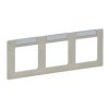 VALENA LIFE Ramka 3 potrójna krem z etykietą 754053 LEGRAND