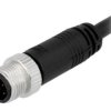 Złącze M12, męskie, PIN:8, wtyk, proste, 30V M12A-08BMMM-SL8D01