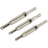 Sealey AK3HD Self-Centring Chamfered Hinge Drill Set 3pc